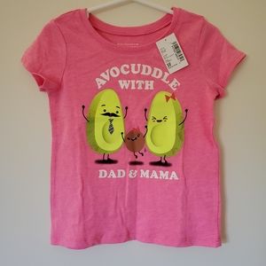 The Children's Place Pink Avocado Shirt
